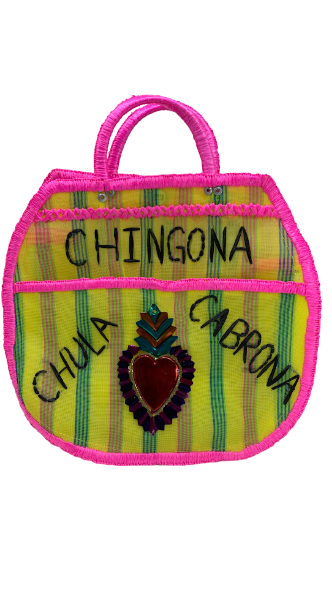 Mercado bag chingona embroidered handbag