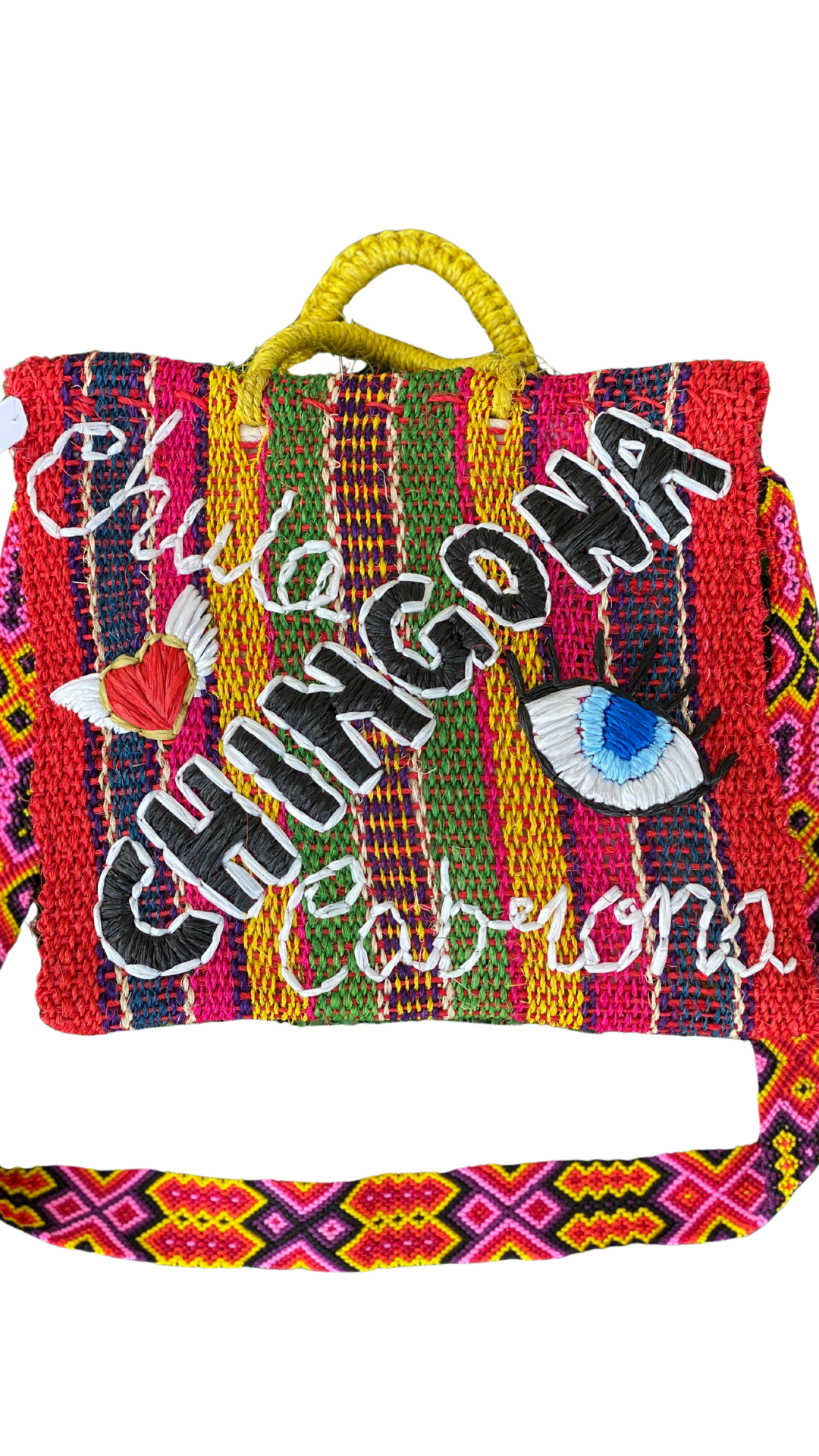 Chula Chingona Cabrona Henequen Embroidered Bag
