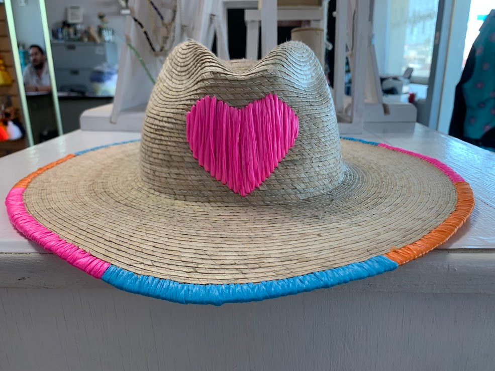 Embroidered Personalized straw hat