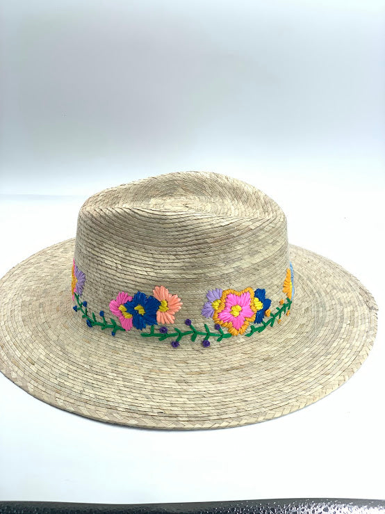 Embroidered Personalized straw hat
