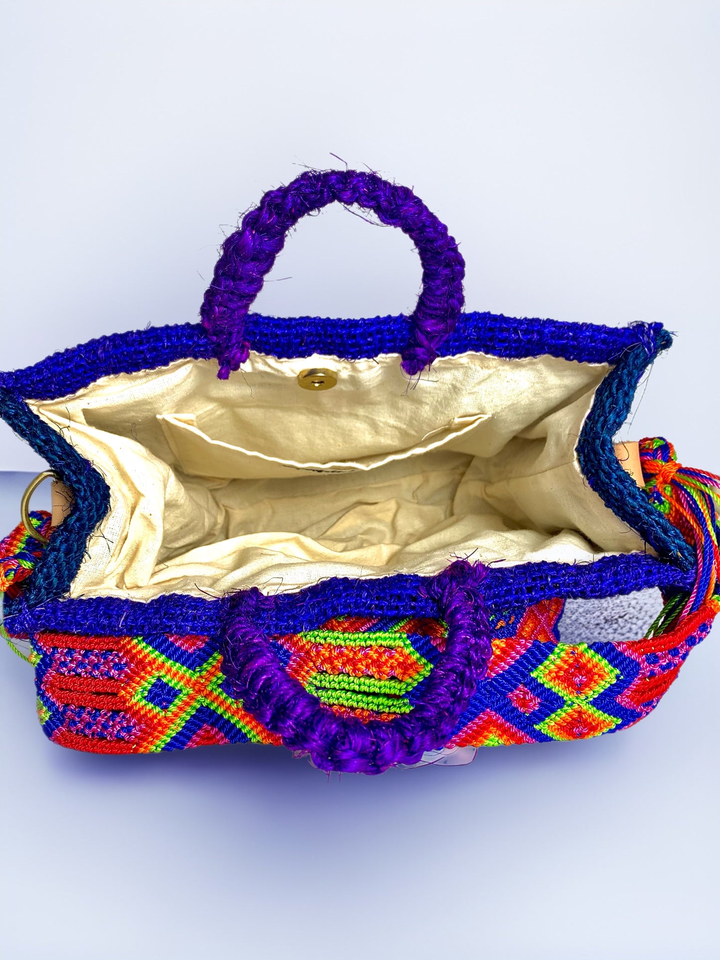 La Calavera lottery henequen bag
