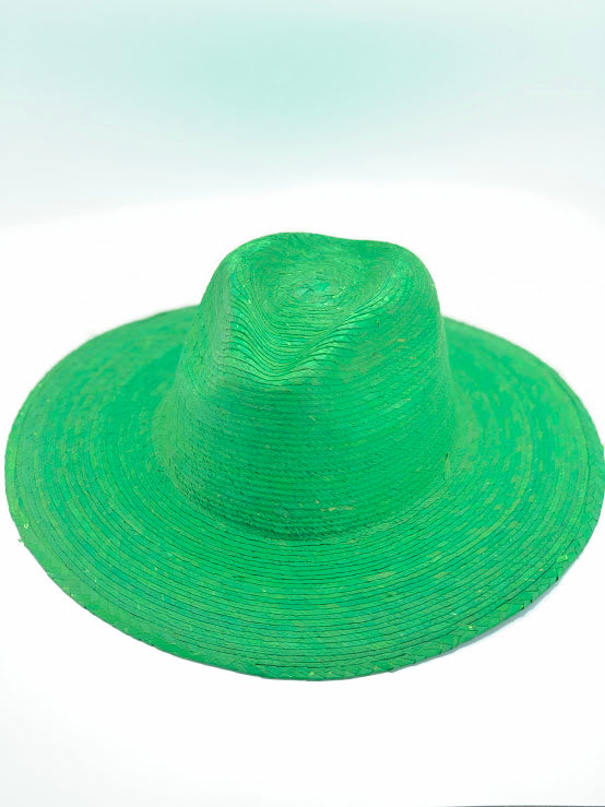 Embroidered Multi color evil eye straw hat
