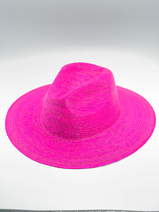 Embroidered Multi color evil eye straw hat