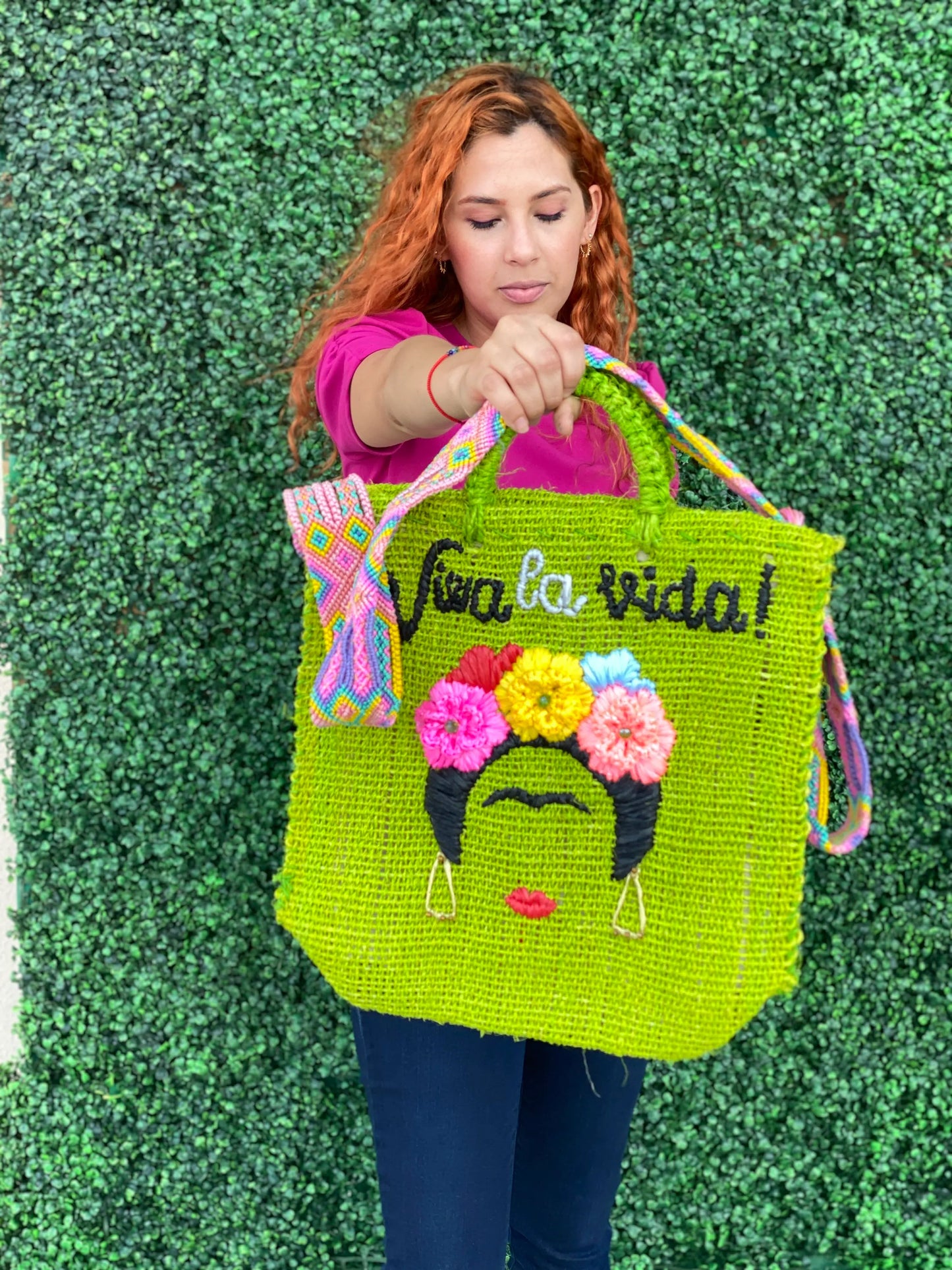 Long live Frida 3d Handbag