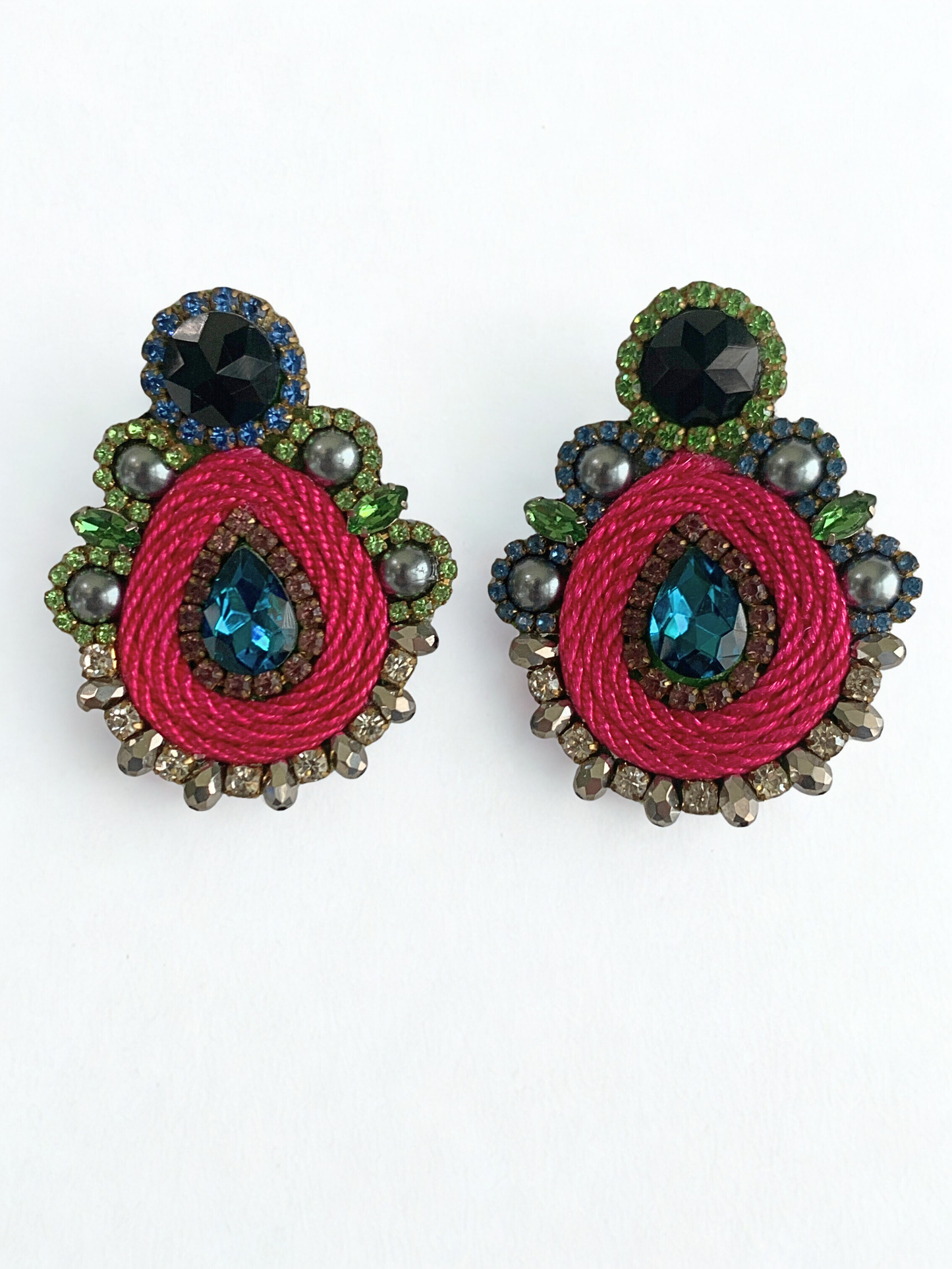 Peacock Jewel Earrings