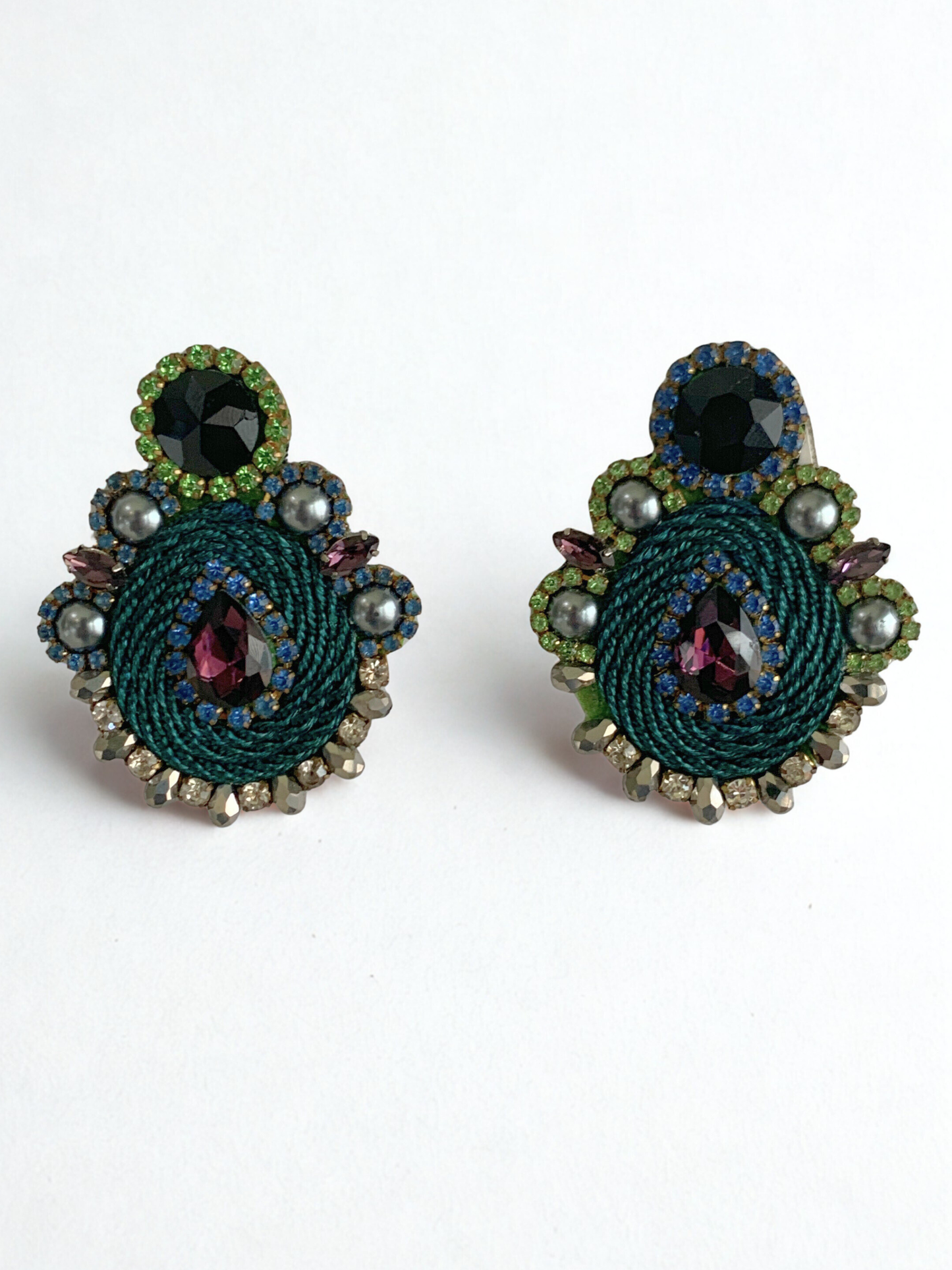 Peacock Jewel Earrings