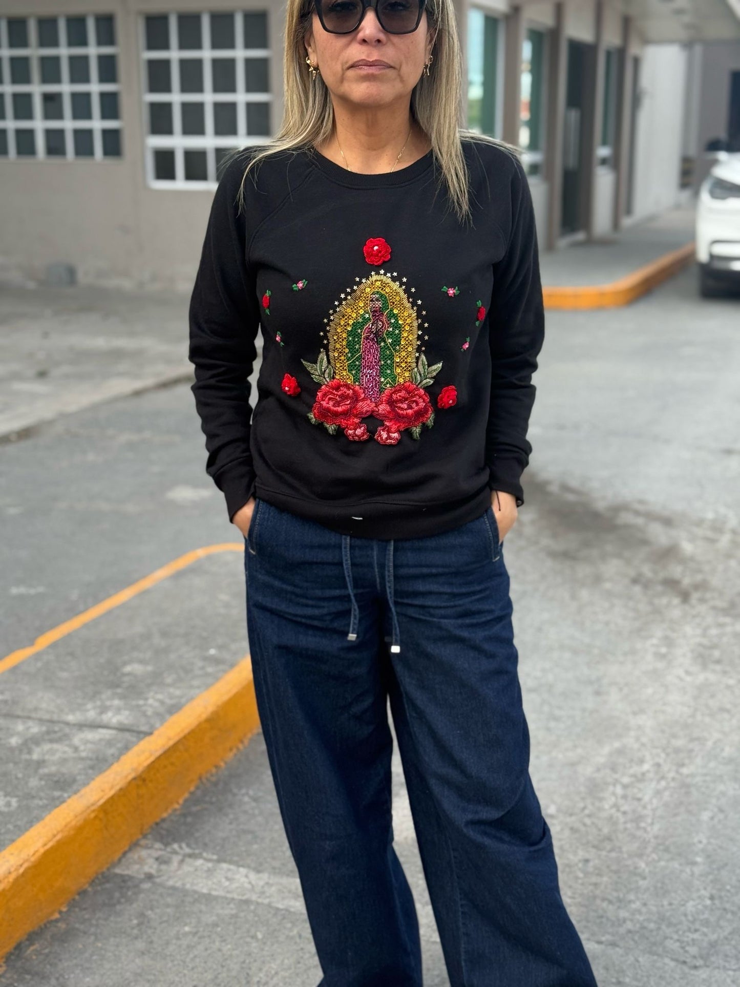 virgin of guadalupe sweatshirt