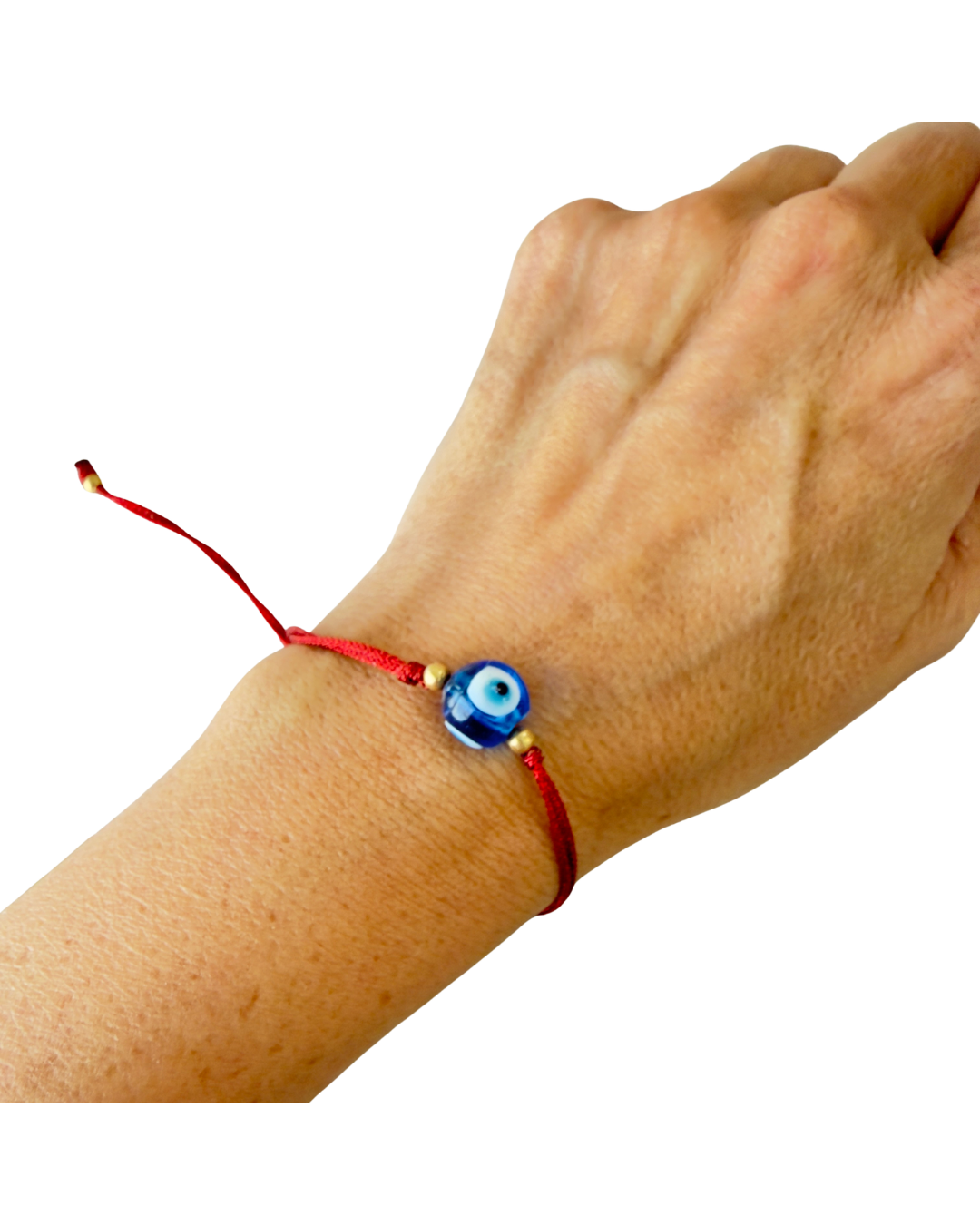 Blue Evil Eye Protection Bracelet – Adjustable Red String Bracelet