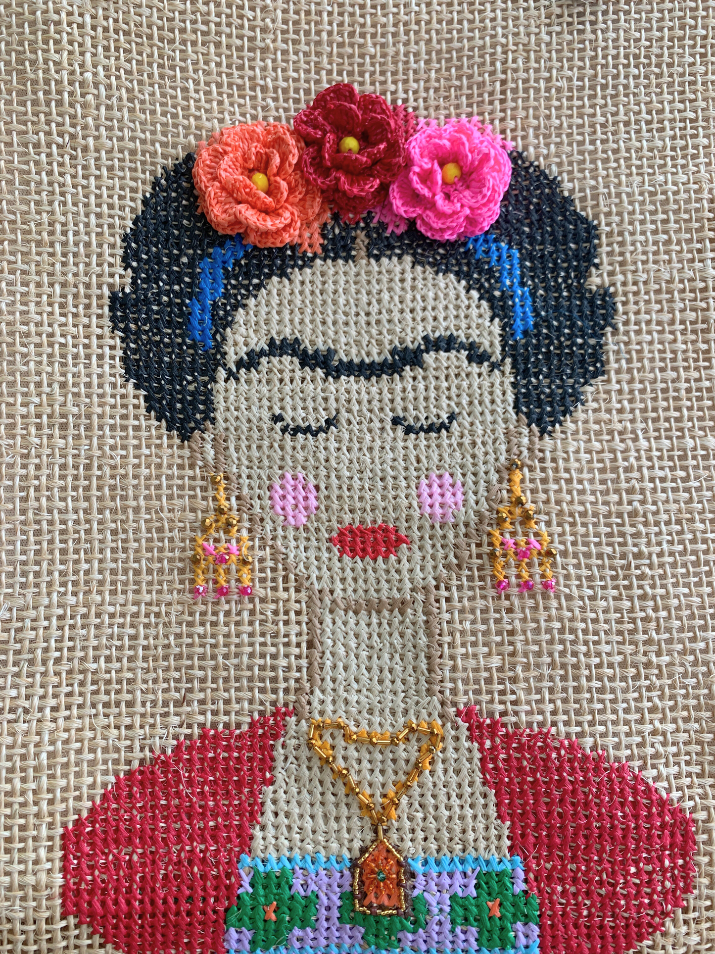 Mexican artisan bag made of ixtle