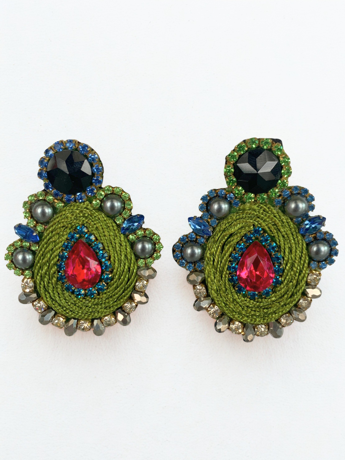 Peacock Jewel Earrings
