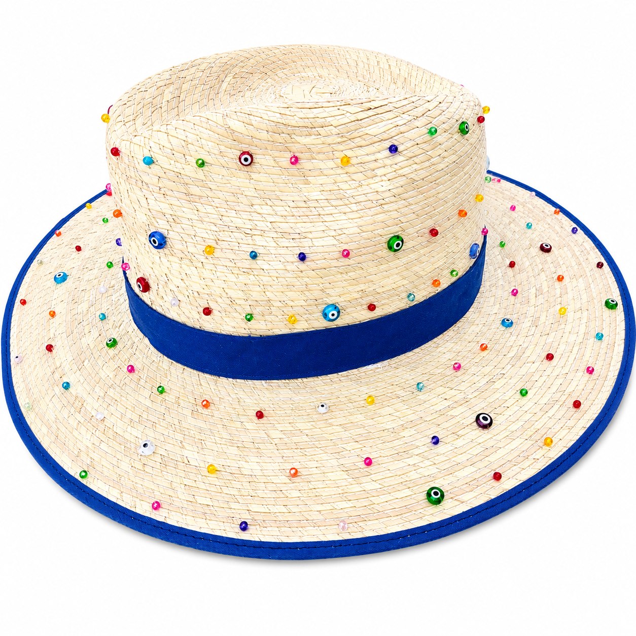 Evil Eye Bead Hat