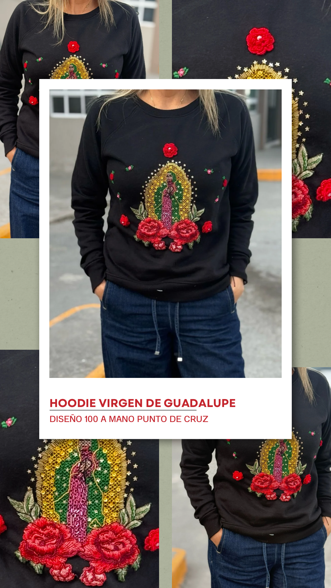 virgin of guadalupe sweatshirt