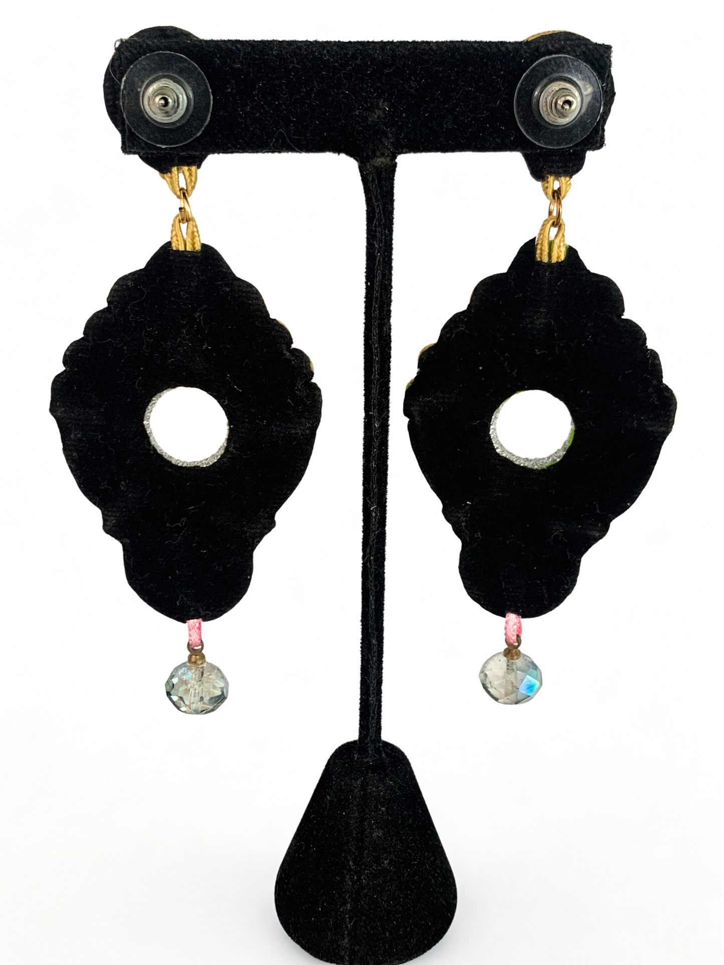 Golden Halo Pearl Earrings
