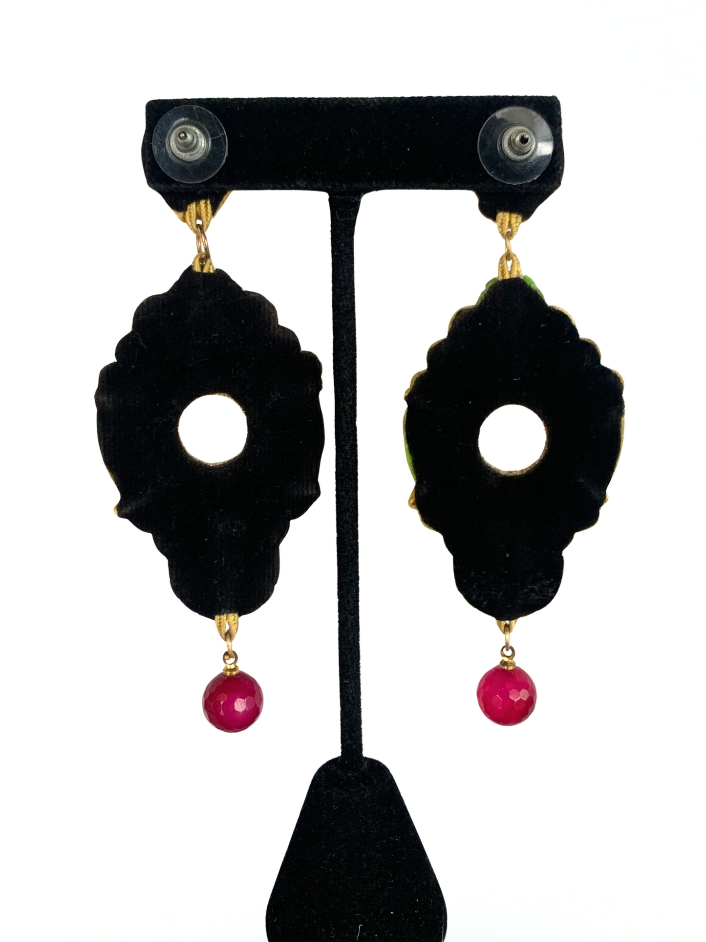 Golden Halo Pearl Earrings