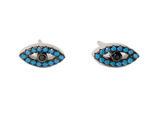 FORAR19 EVIL EYE STUD EARINGS