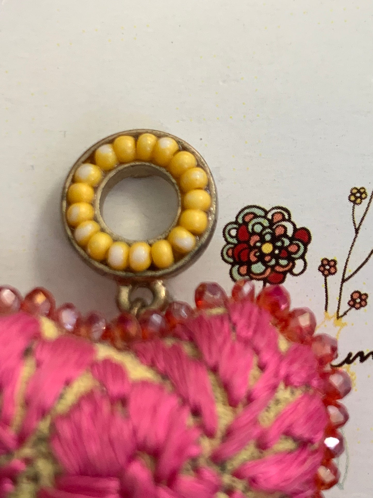 EMBROIDERY EARRING