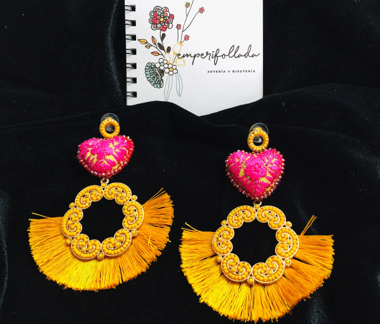 EMBROIDERY EARRING