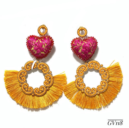 EMBROIDERY EARRING