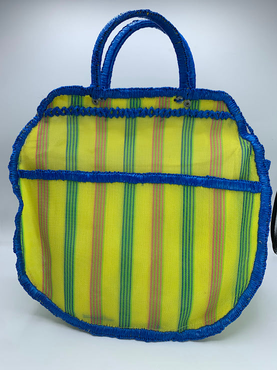 Hemsa hand Evil eye embroidered mercado handbag