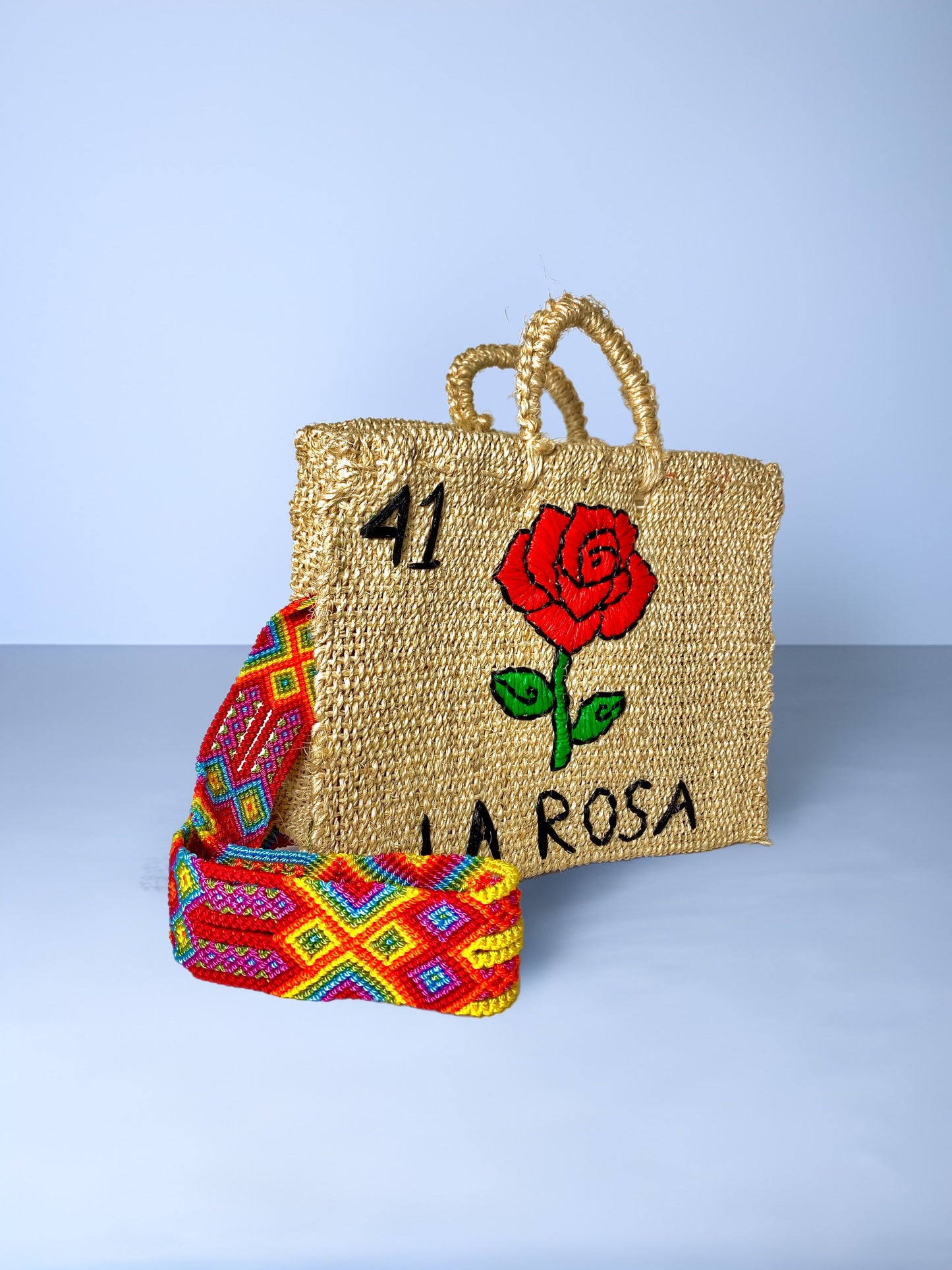 La Rosa lottery henequen bag
