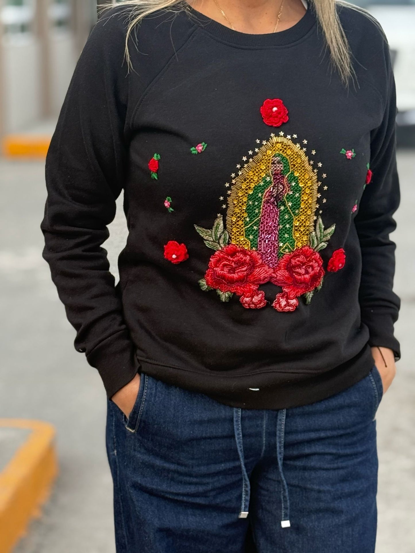 virgin of guadalupe sweatshirt