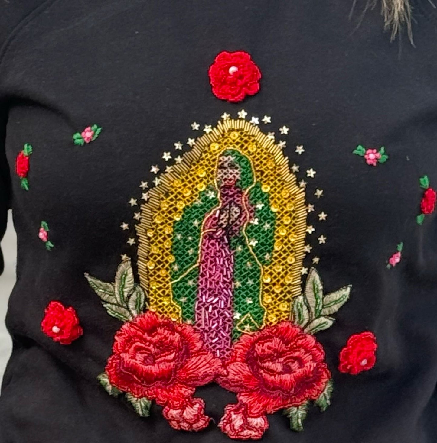 virgin of guadalupe sweatshirt