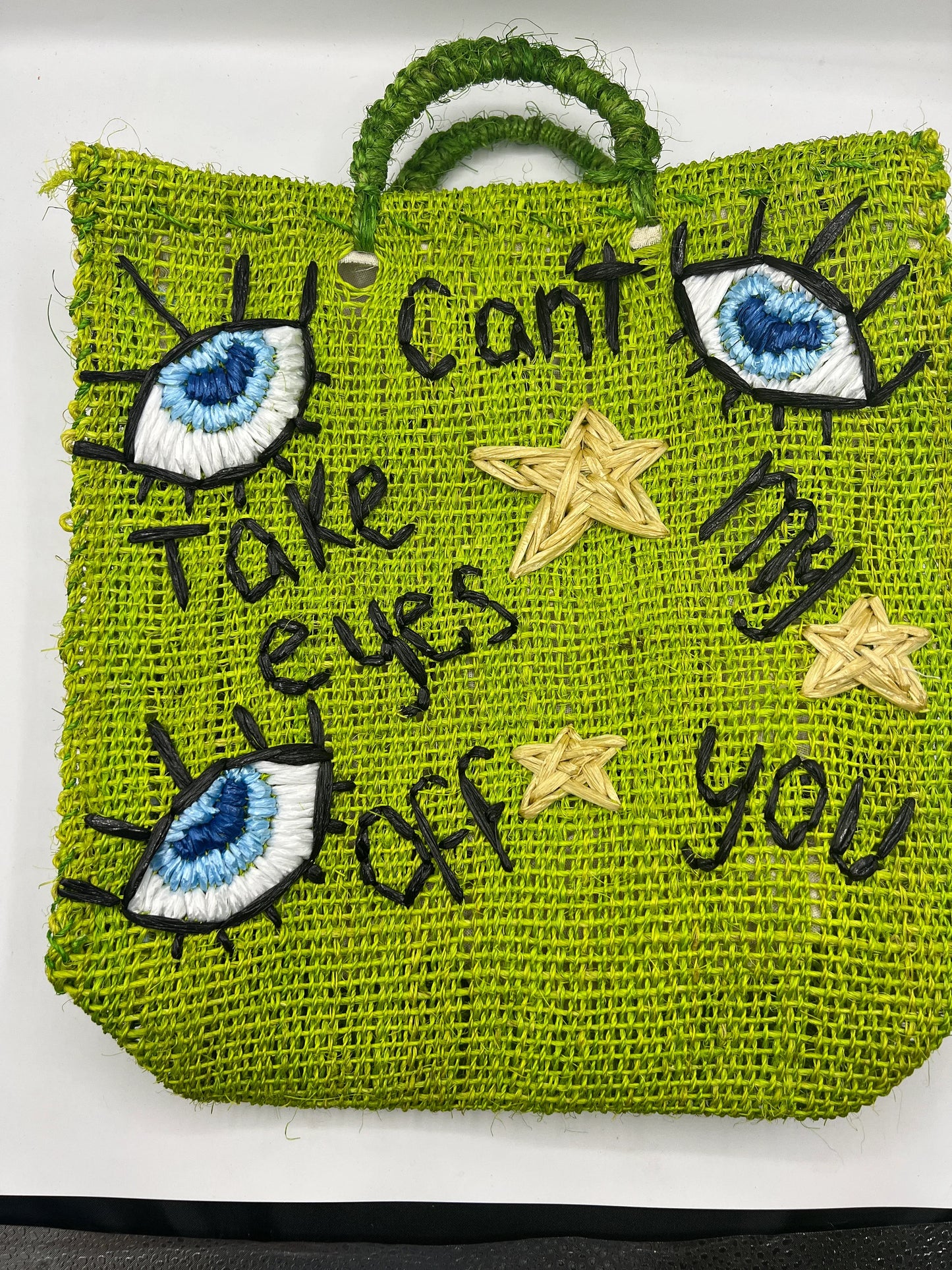 Henequen Embroidered Bag