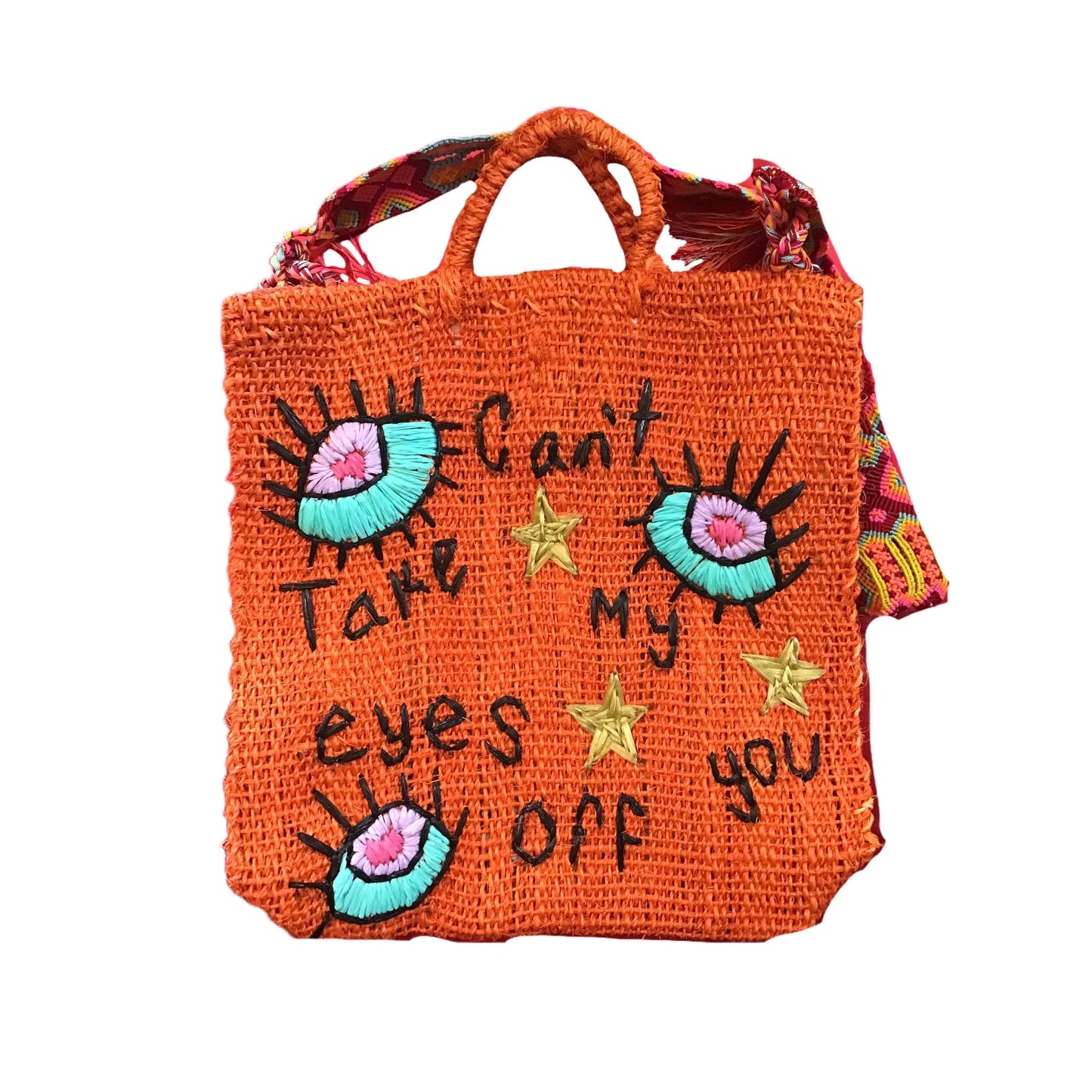 Henequen Embroidered Bag