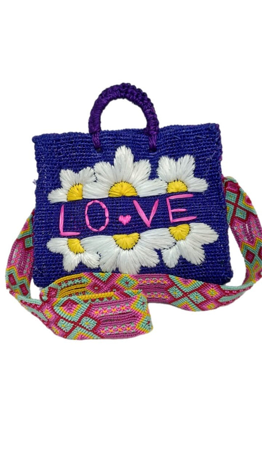Love Daisy Henequen HandBag