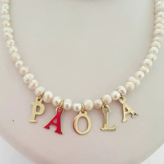 CUSTOMIZED 8MM PEARL NECKLACE